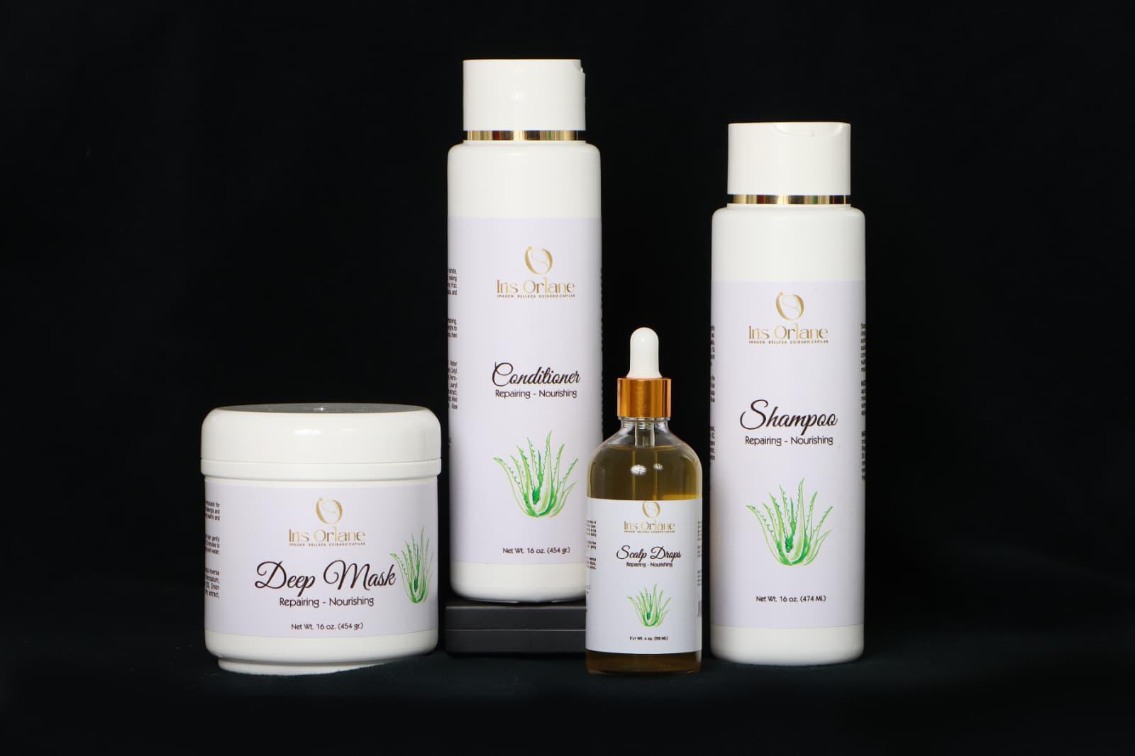 Kit Shampoo + Acondicionador + Mascarilla + Gotero